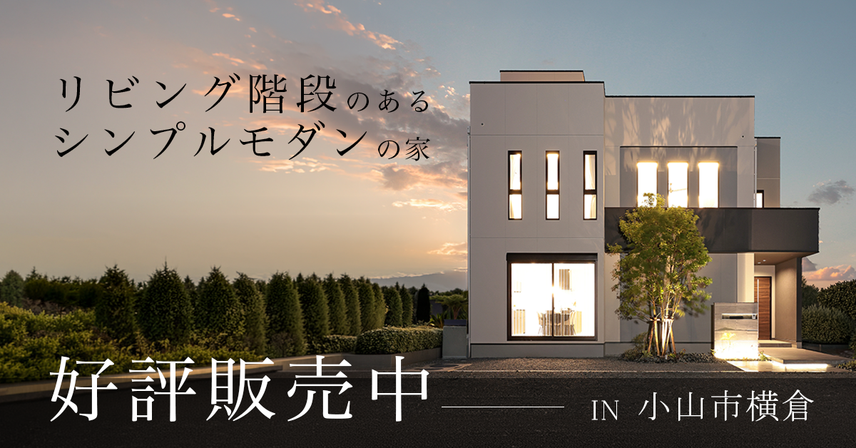 【好評販売中】リビング階段のあるシンプルモダンな家 ※完全予約制