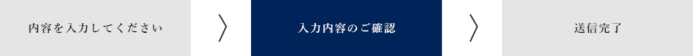 入力内容のご確認